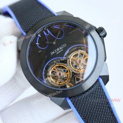 2025 New Jacob & Co Gotham City Automatic Black-Blue Watches